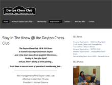 Tablet Screenshot of daytonchessclub.com